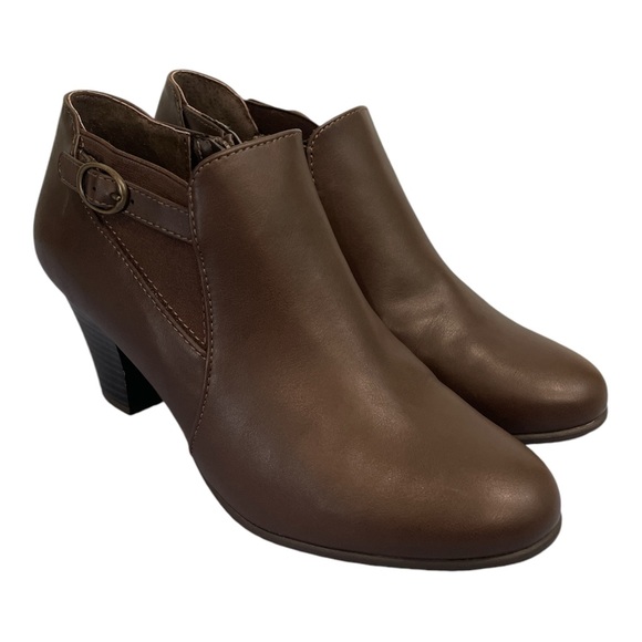 Croft & Barrow® Ines Ortholite Eco Boots Booties Women's Size 9 -Brown - Picture 2 of 9